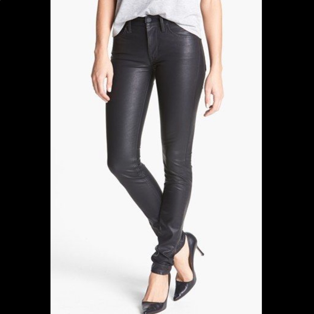 Mother Vegan Black Leather
